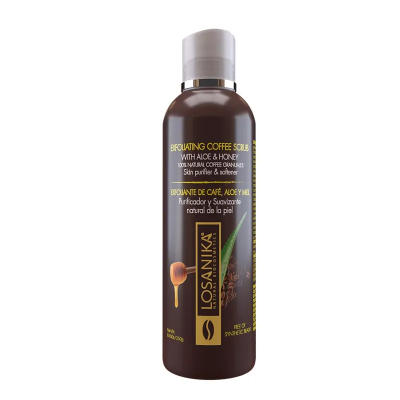 Losánika (Natural Biocosmetics) Exfoliante de Café, Aloe y Miel